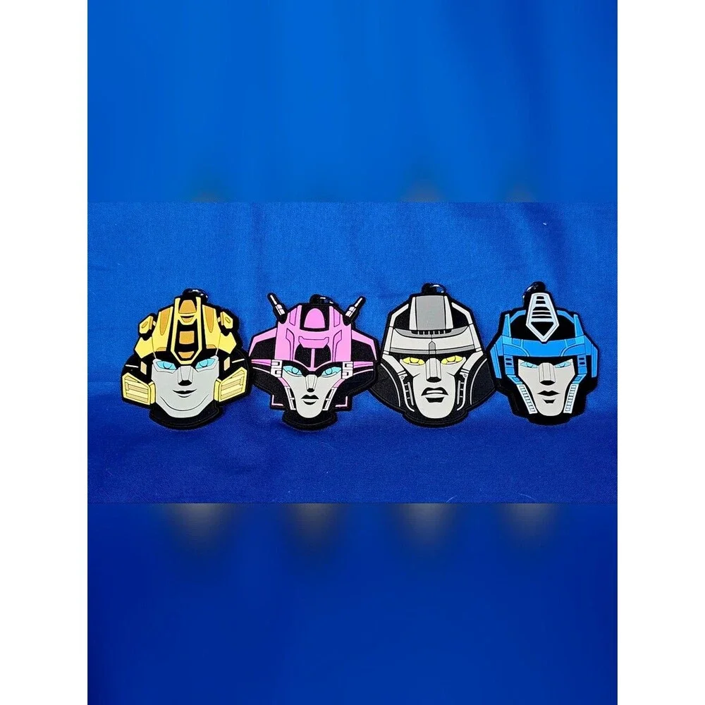 Transformers One Exclusive 4 Keychain Set Megatron Optimus Prime Elita Bumblebee